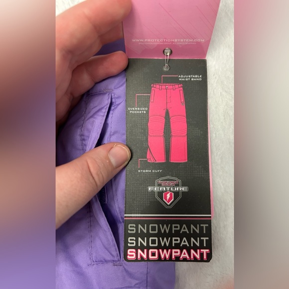 2T Purple Snow Pants Protective System NWT - Picture 7 of 8